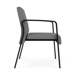 Waterfall Oversize Guest Chair in Standard Fabric, 4-leg Base