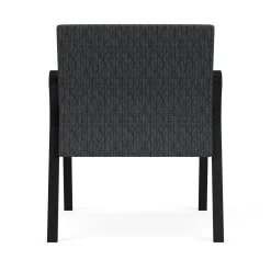 Waterfall Oversize Guest Chair in Designer Fabric, 4-leg Base