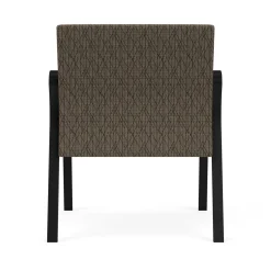 Waterfall Oversize Guest Chair in Designer Fabric, 4-leg Base