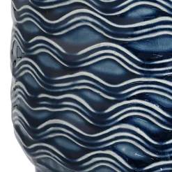 Wave Blue Ceramic Table Lamp