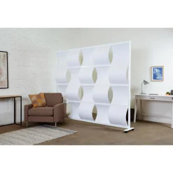 Wave Panel Wall Mobile Partition - 100