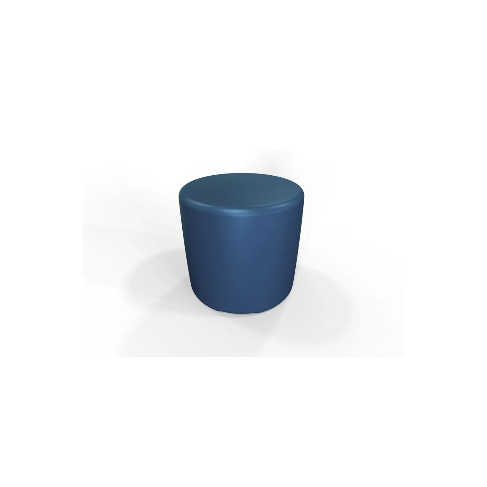 Weighted Large Circle Ottoman - 17.75 DIA x 16.5"H