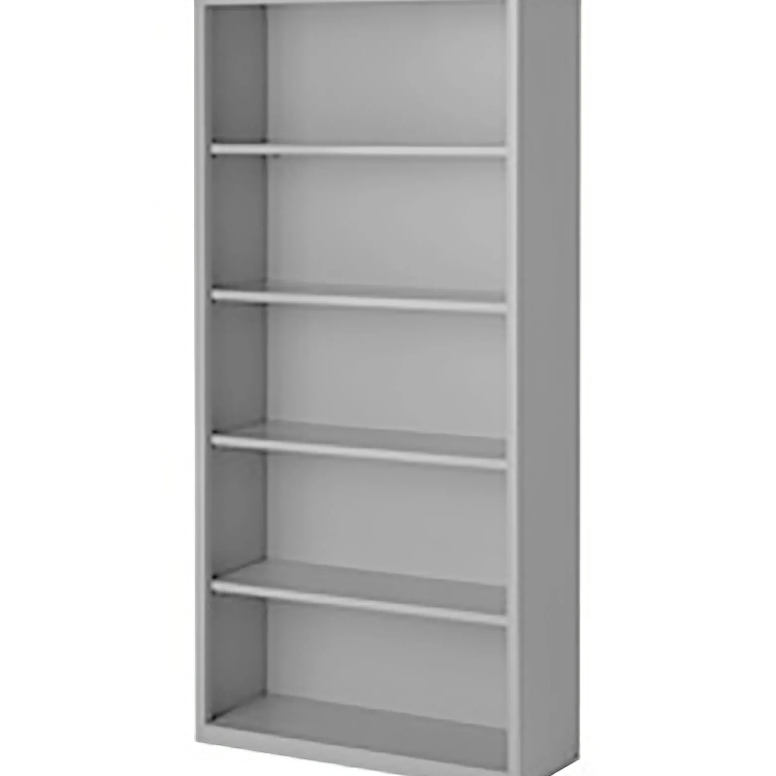 Welded-Steel Bookcase - 72"H