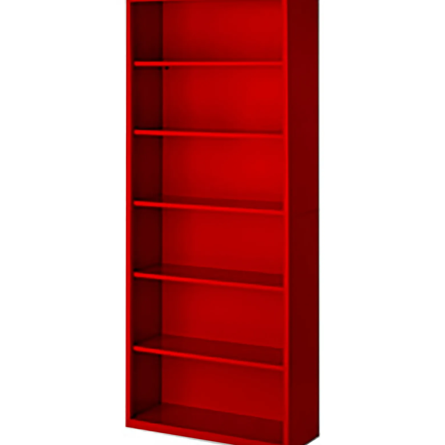 Welded-Steel Bookcase - 84"H