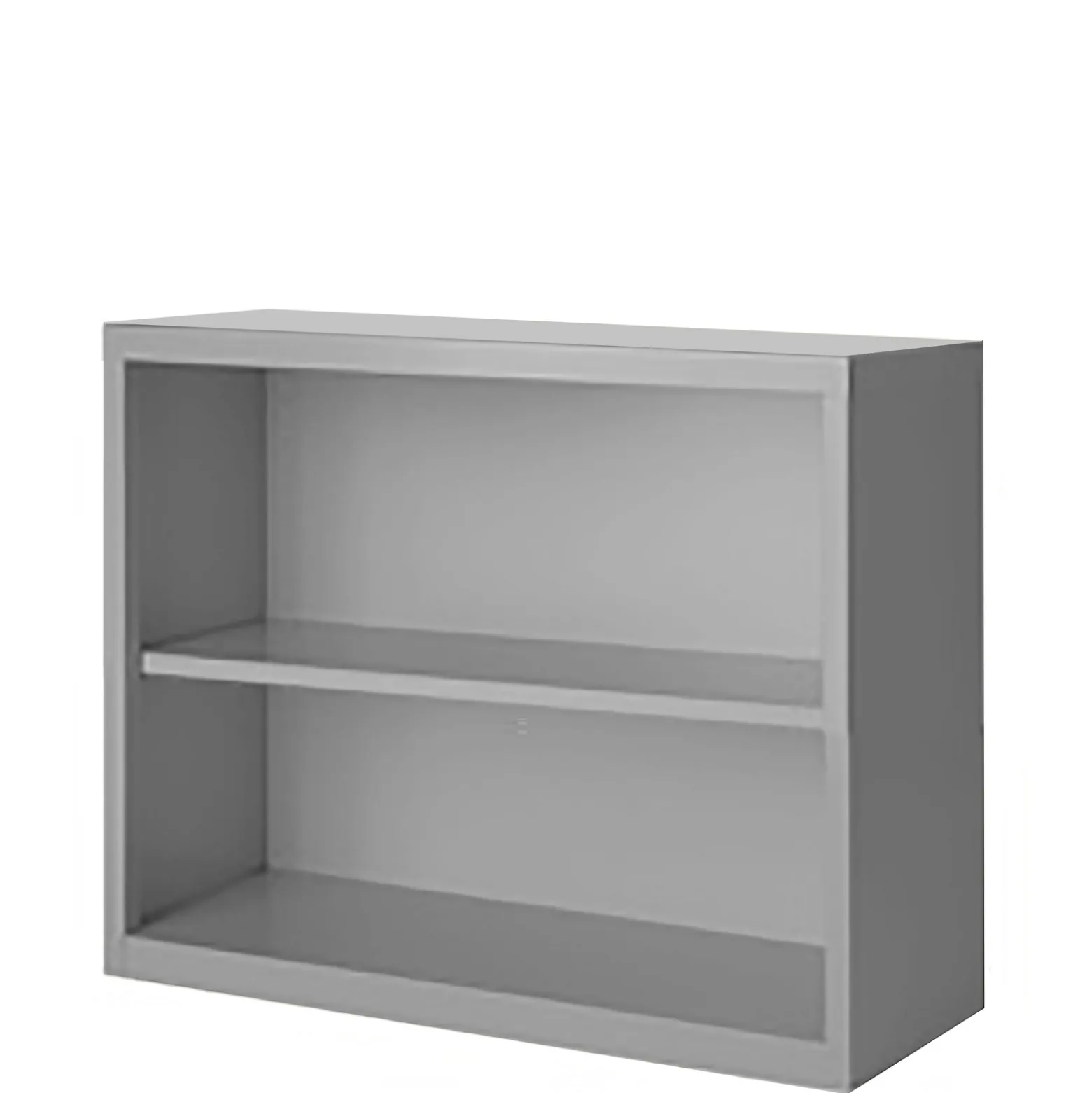 Welded-Steel Bookcase - 30"H