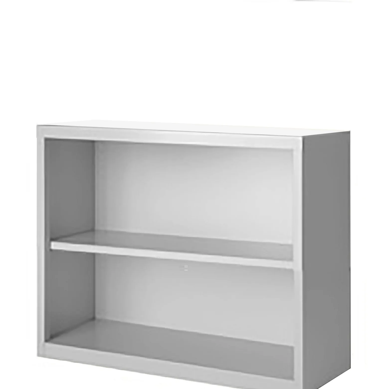 Welded-Steel Bookcase - 30"H