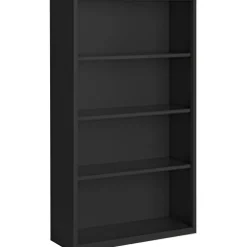 Welded-Steel Bookcase - 60"H