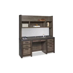 Westgate Double Pedestal Desk Credenza 66"Wx18"Dx30"H