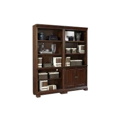 Westly Bookcase with Doors - 76"H
