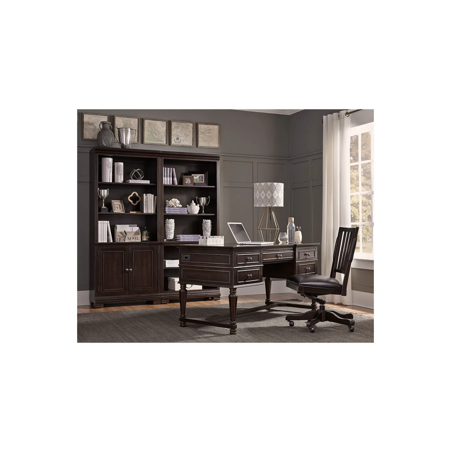 Westly 5-Shelf Open Bookcase - 76"H