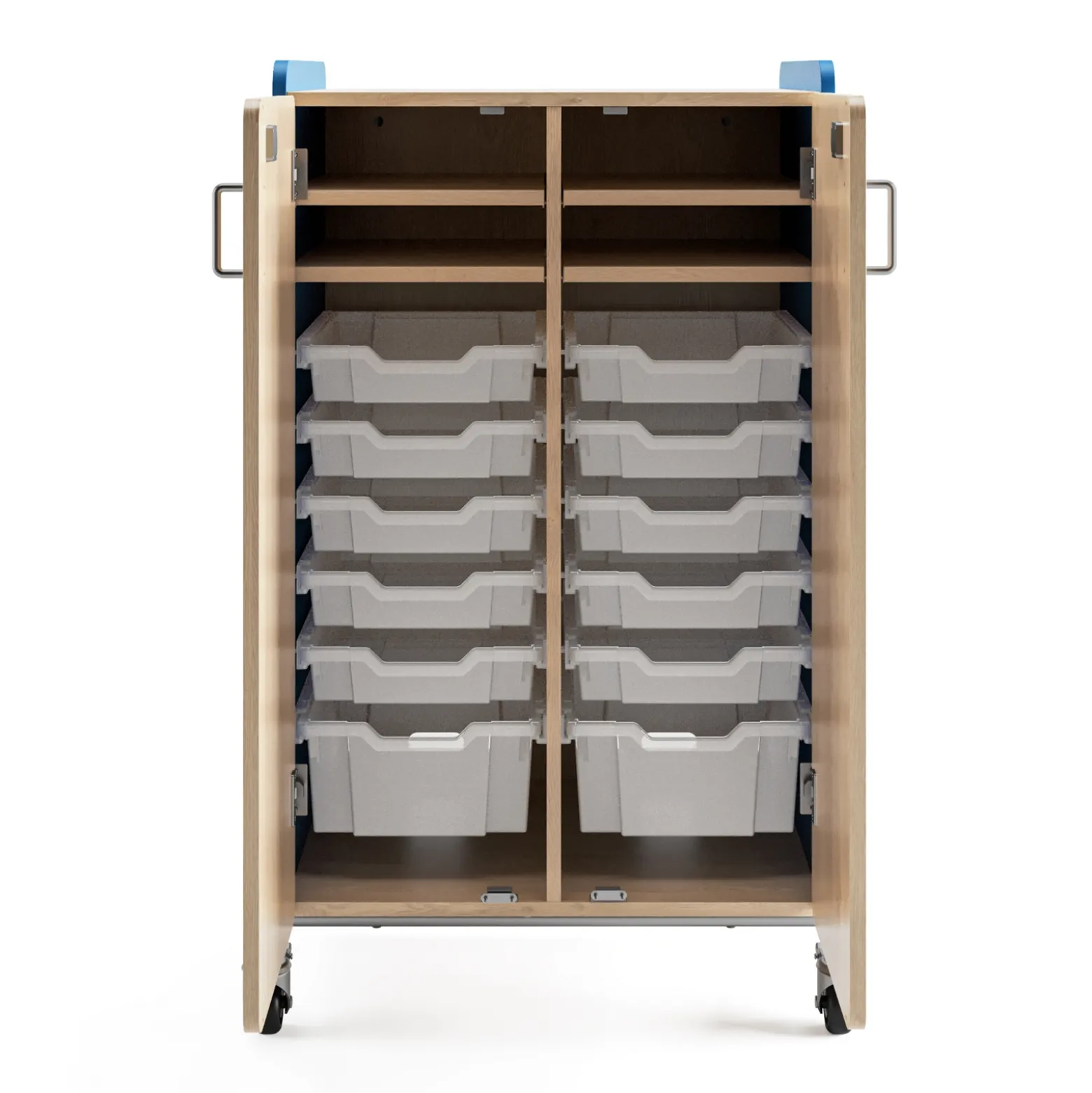 Whiffle Double Combination Storage Cart - 60”H