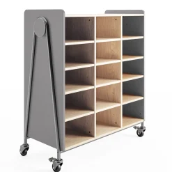 Whiffle Double Rolling Storage Cart - 48”H
