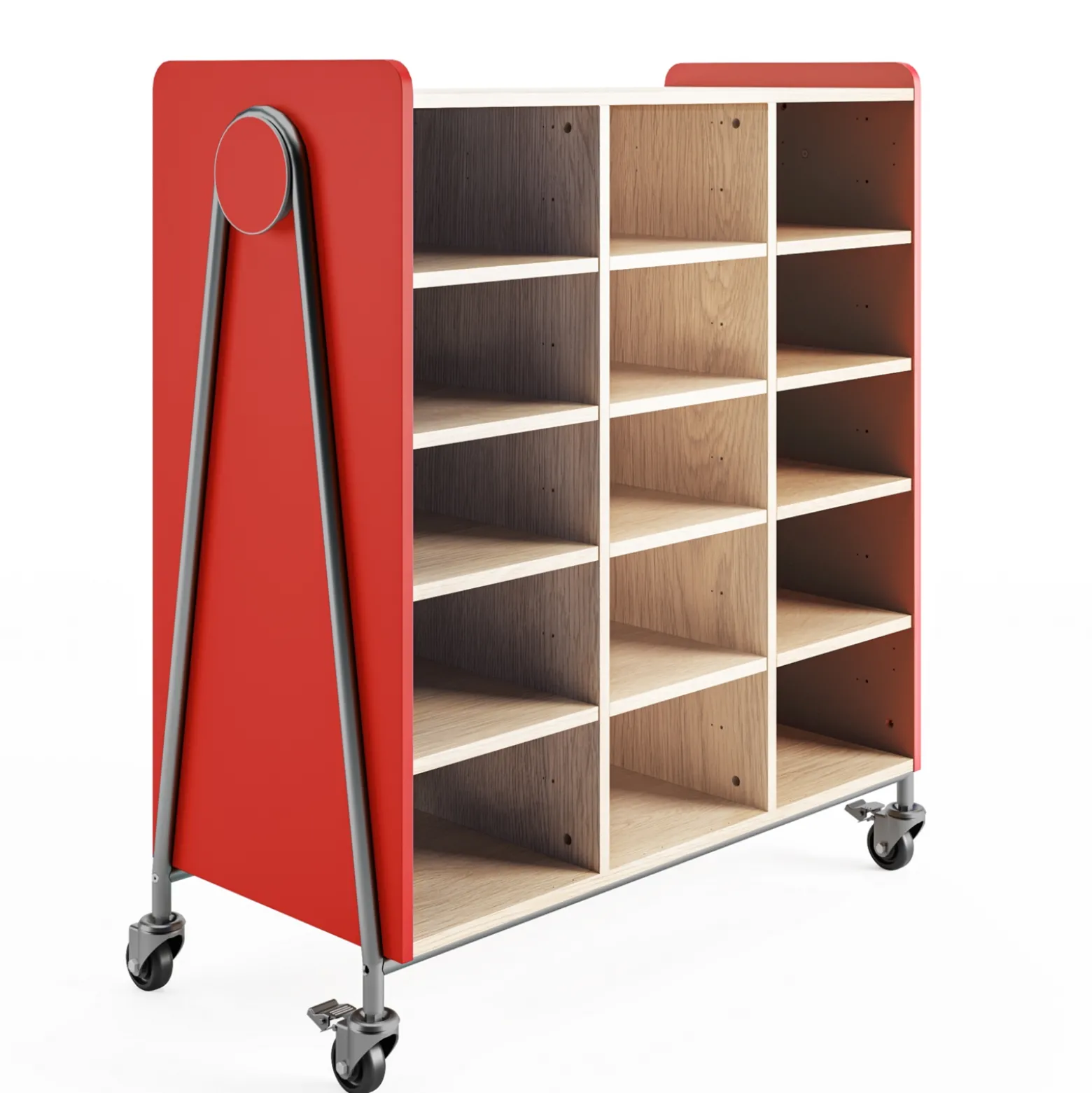 Whiffle Double Rolling Storage Cart - 48”H