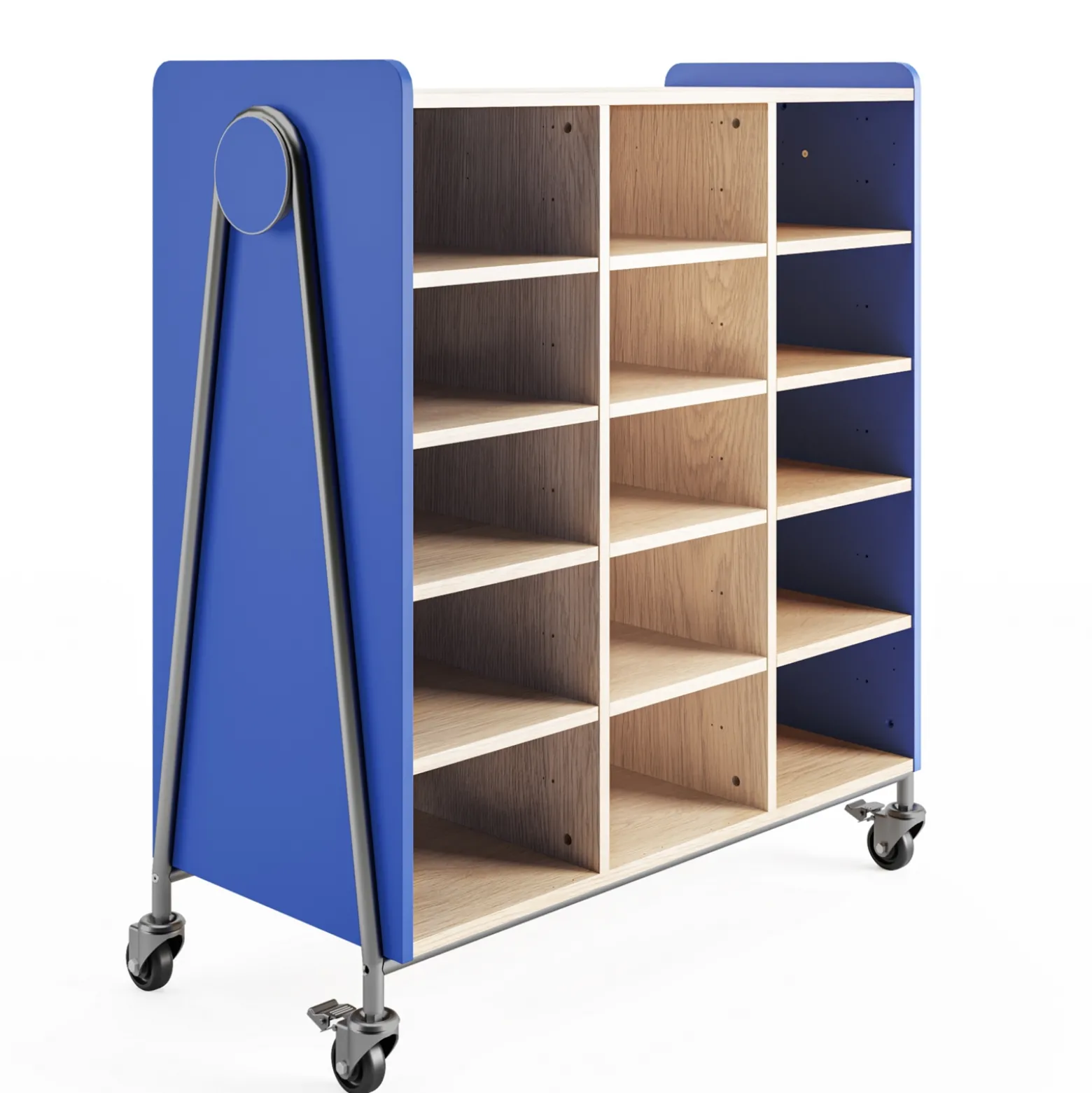 Whiffle Double Rolling Storage Cart - 48”H