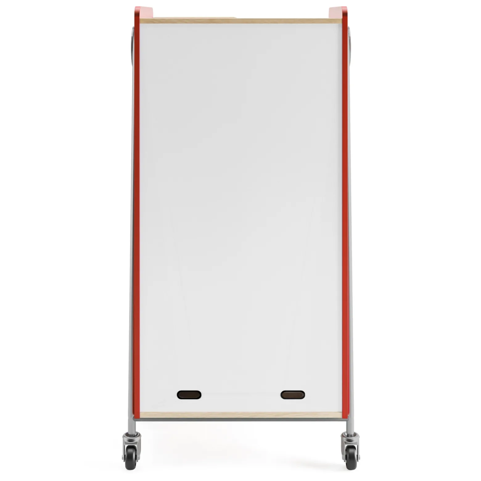 Whiffle Double Rolling Storage Cart with Bins & Door - 60”H