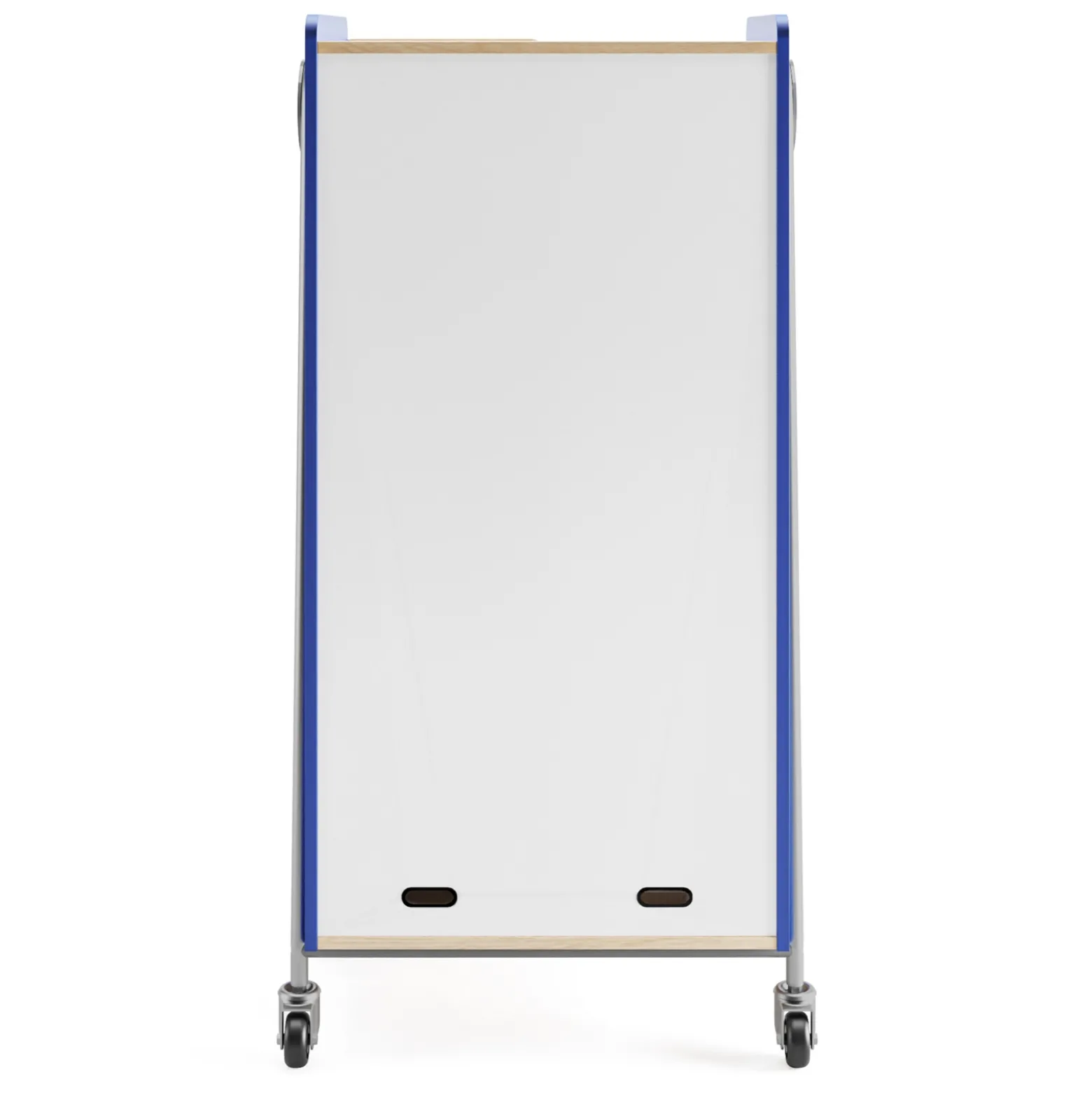 Whiffle Double Rolling Storage Cart with Bins & Door - 60”H