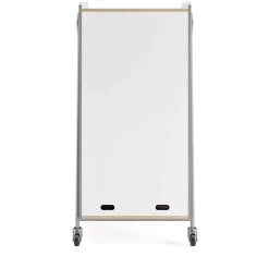 Whiffle Rolling Storage Cart with Hanging Storage & Shelves - 60”H