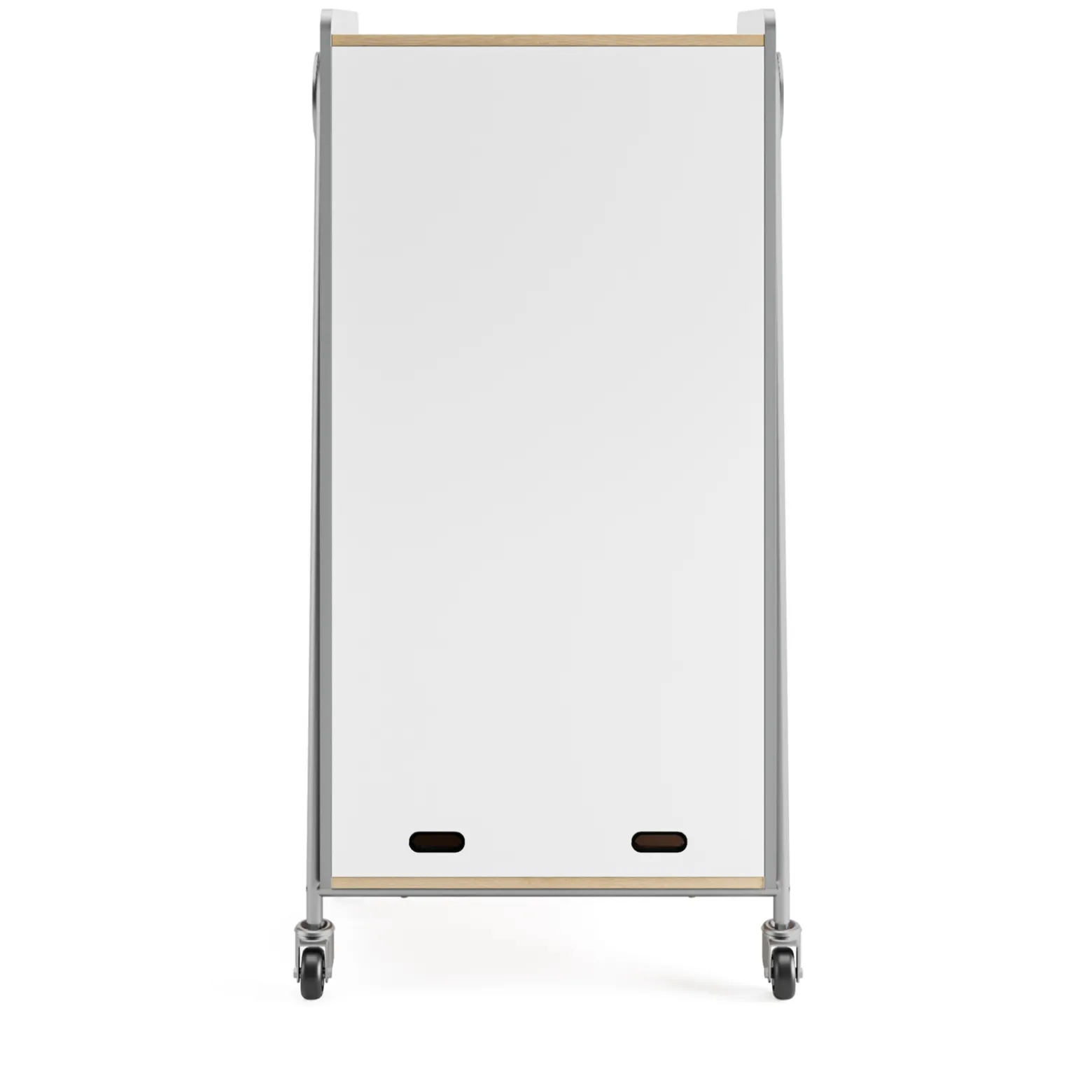 Whiffle Rolling Storage Cart with Hanging Storage & Shelves - 60”H