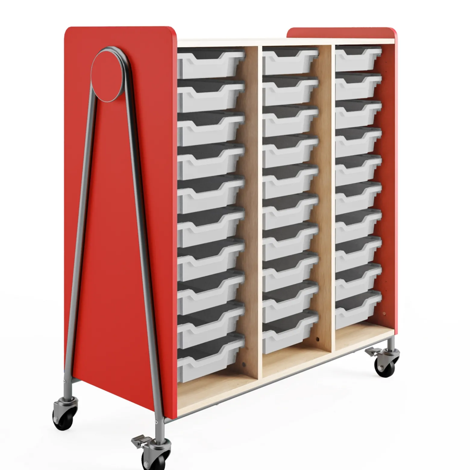 Whiffle Triple Storage Cart - 48”H