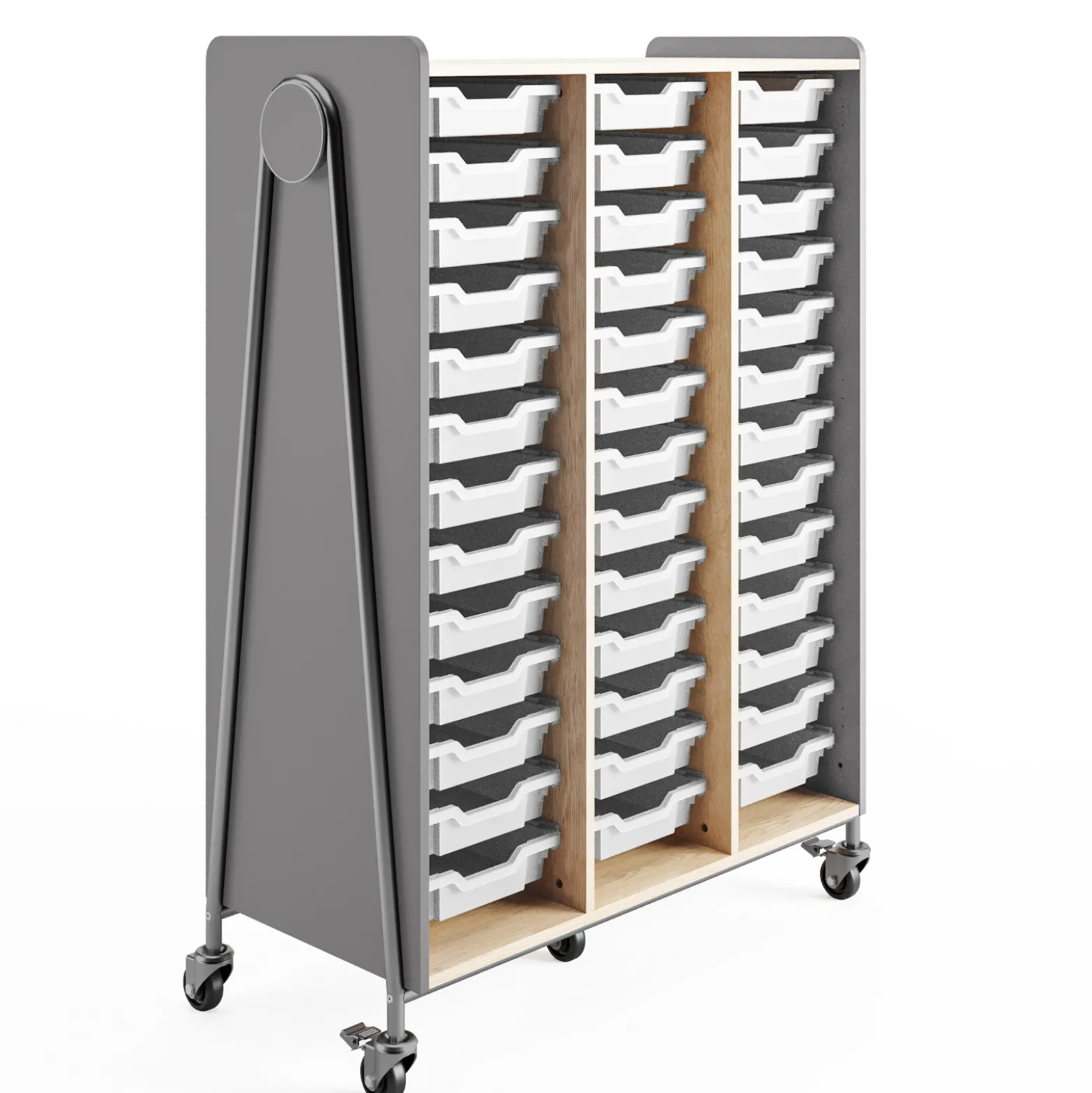 Whiffle Triple Storage Cart - 60”H