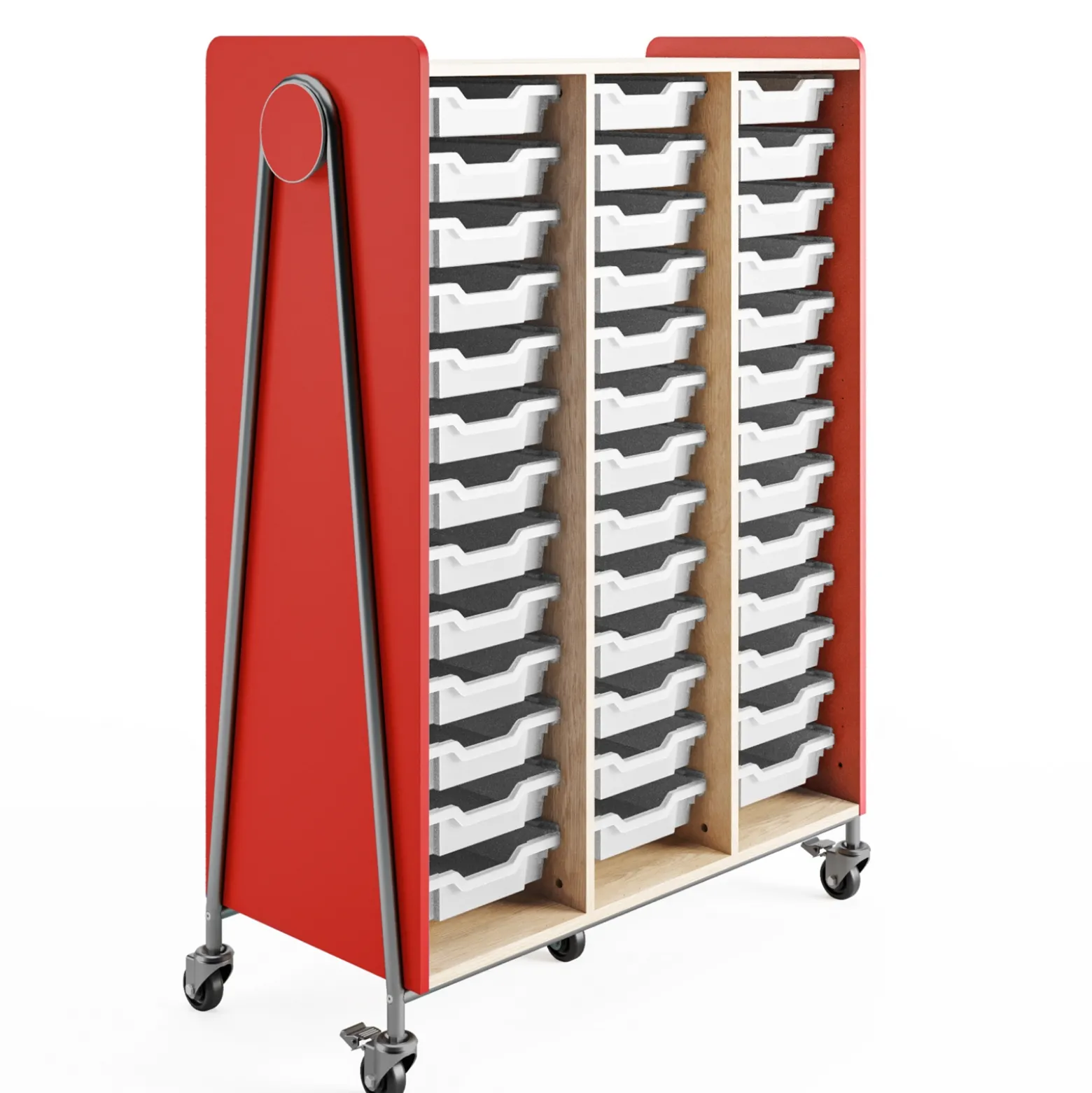 Whiffle Triple Storage Cart - 60”H