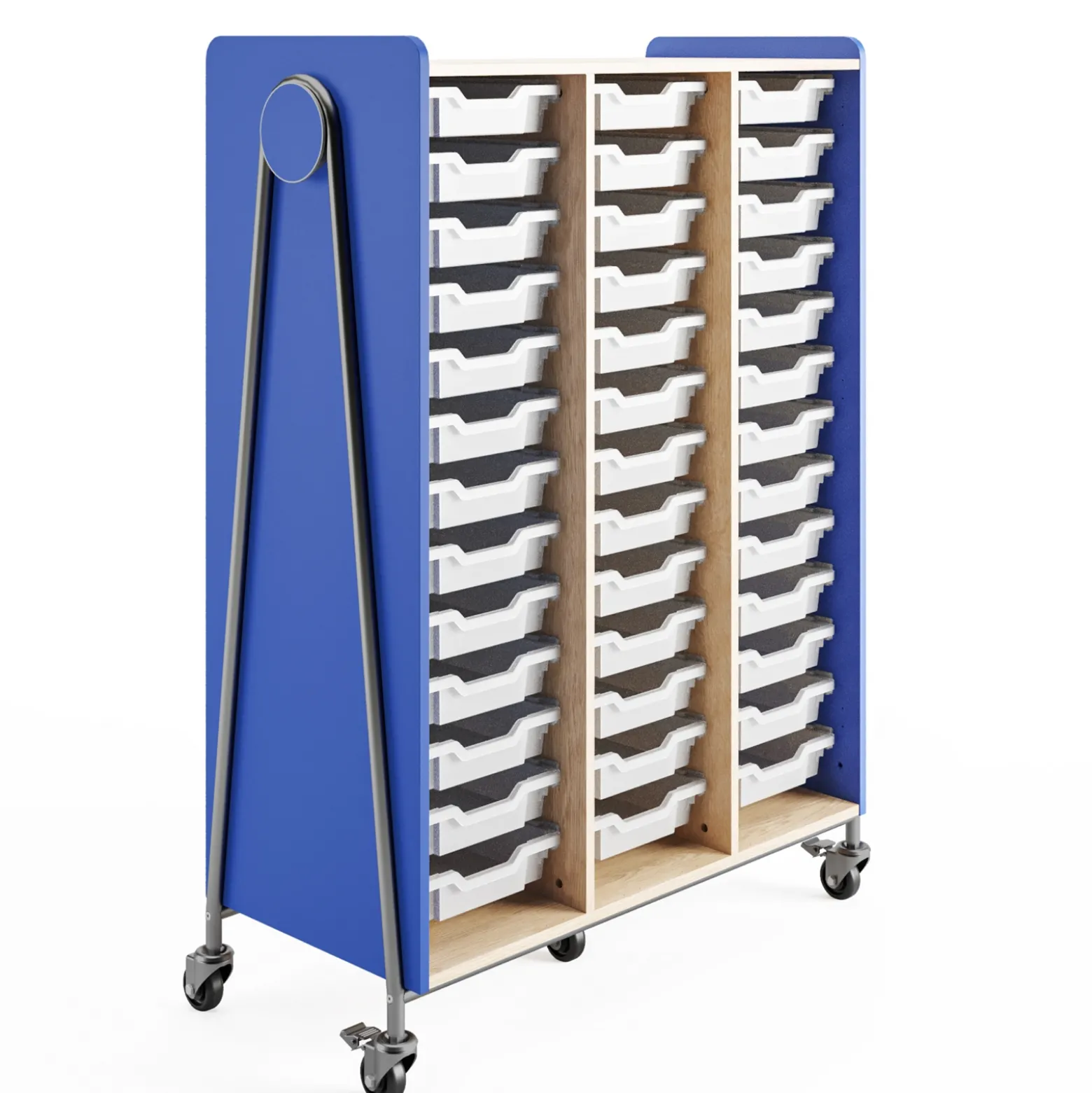 Whiffle Triple Storage Cart - 60”H