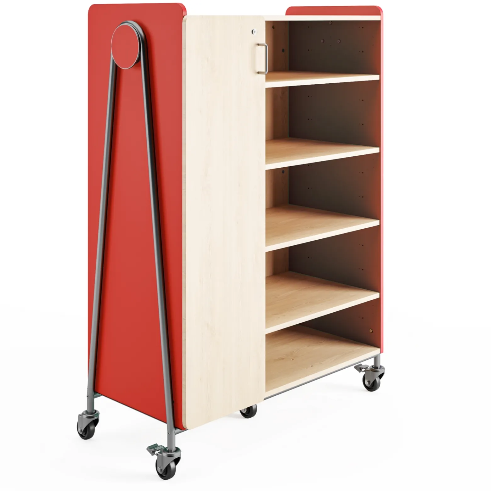 Whiffle Triple-Wide Rolling Storage Cart - 60”H