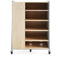 Whiffle Triple-Wide Rolling Storage Cart - 60”H