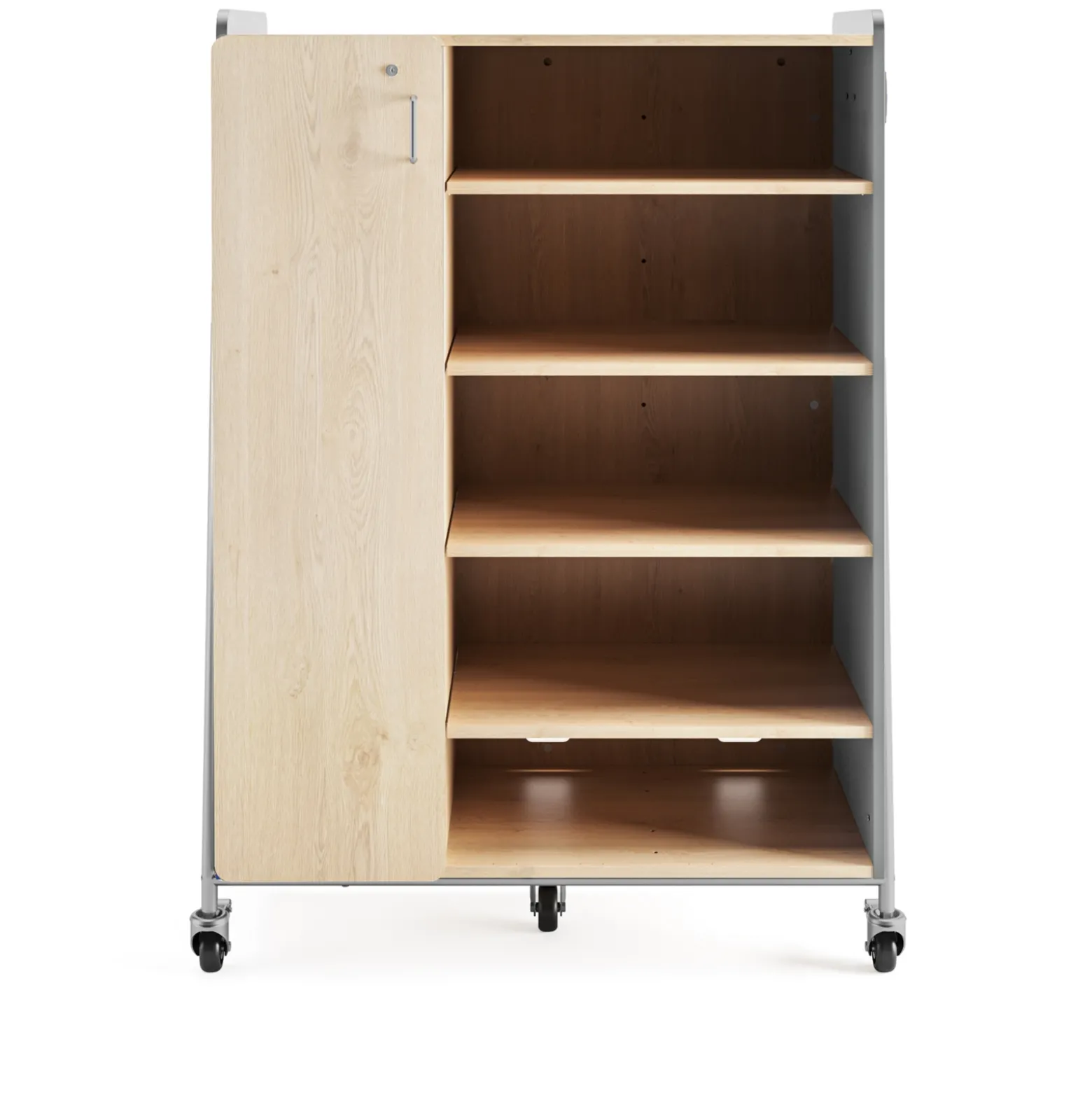 Whiffle Triple-Wide Rolling Storage Cart - 60”H