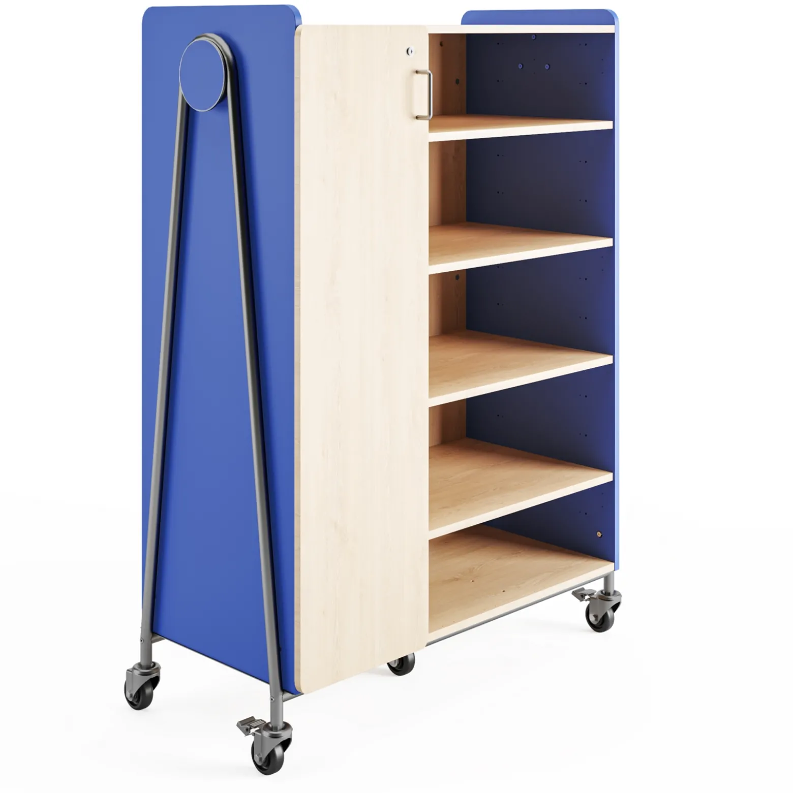 Whiffle Triple-Wide Rolling Storage Cart - 60”H