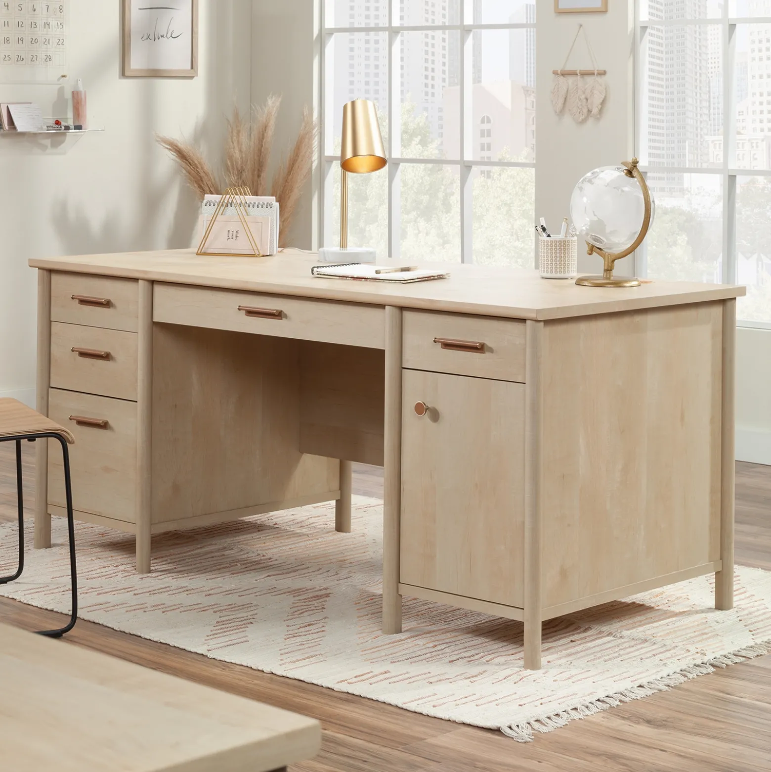 Whitaker Point Executive Writing Desk - 66"W x 31"D