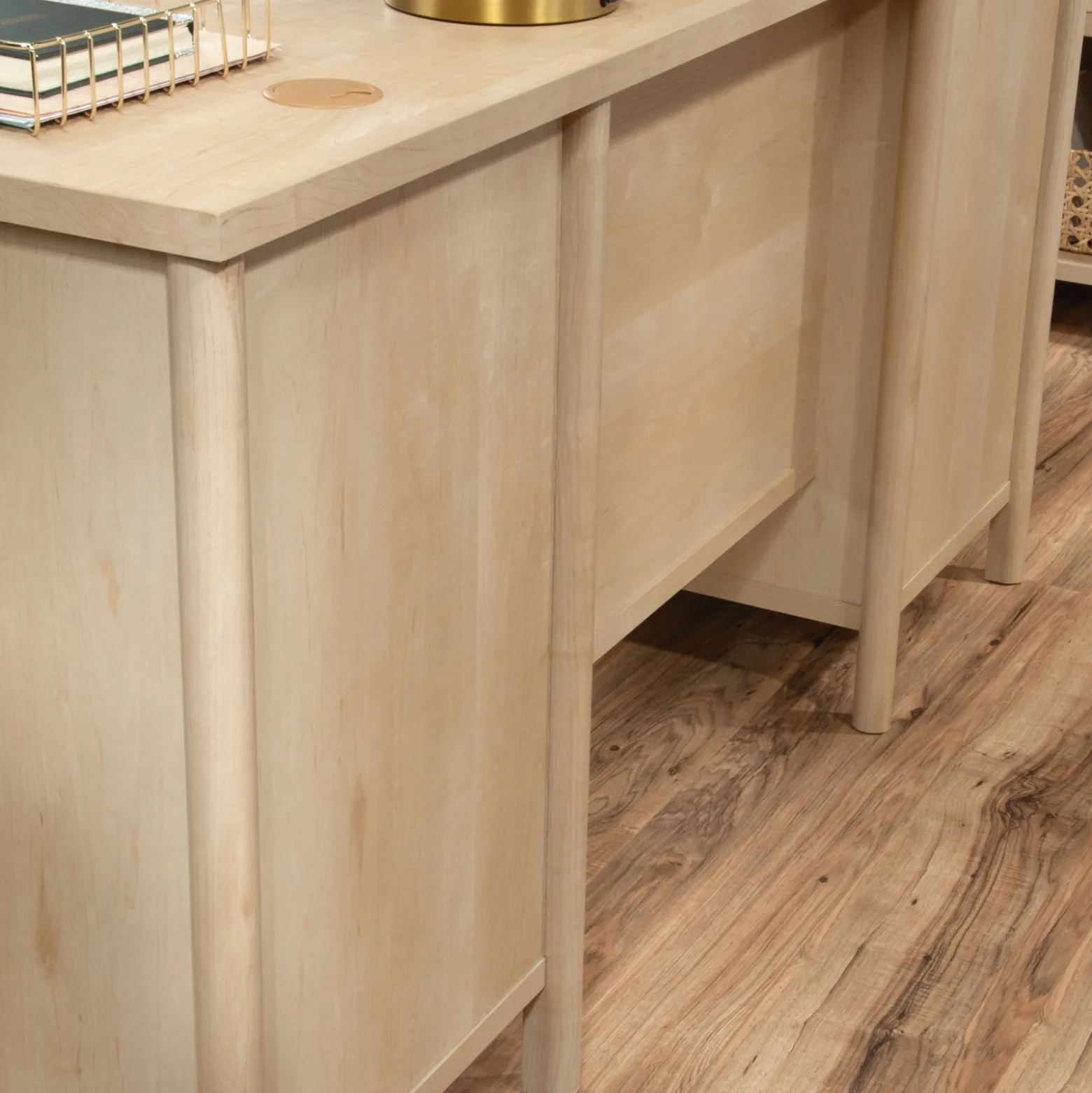 Whitaker Point Writing Desk with Storage - 59"W x 23.5"D