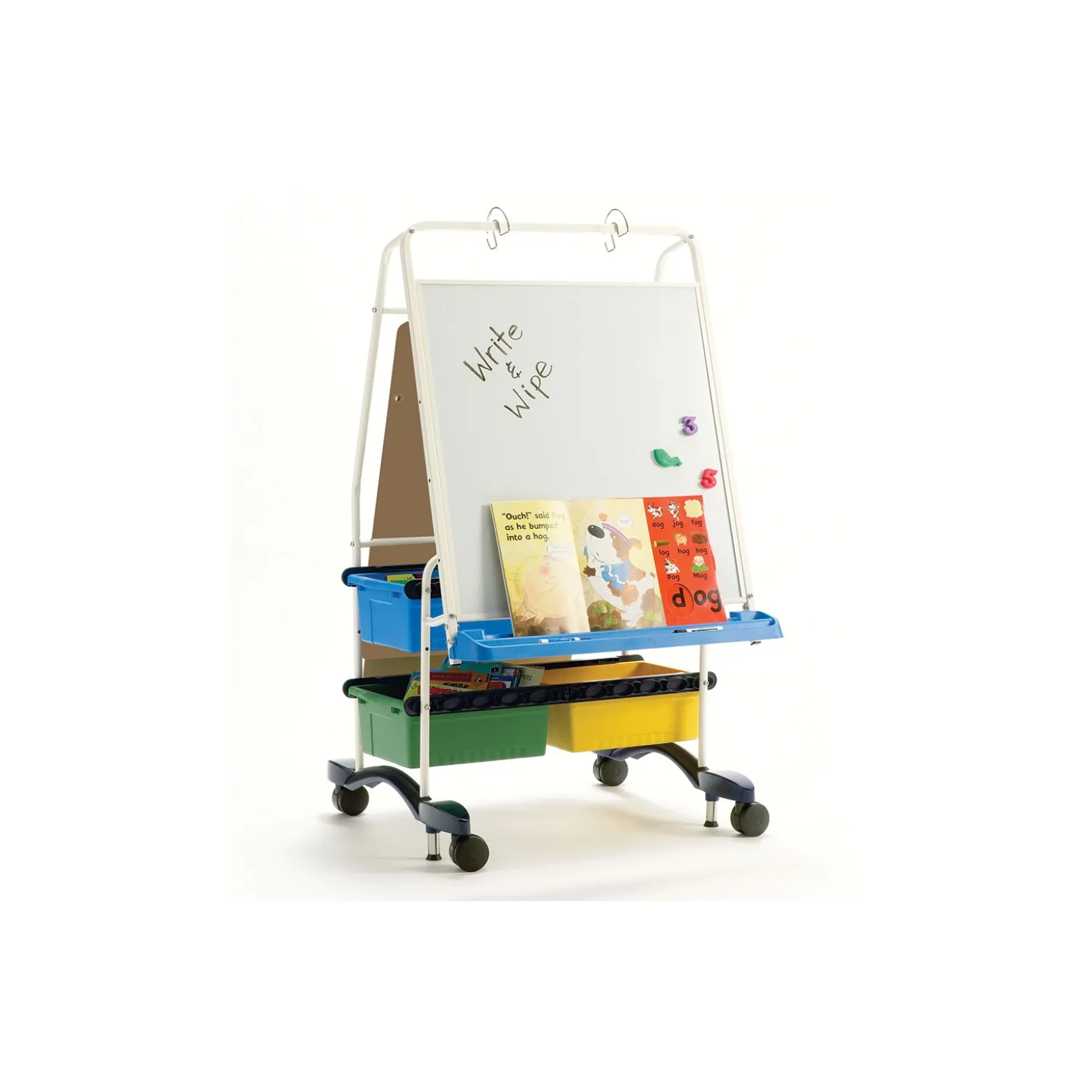 White Board Center with Storage - 31.5"W x 56.5"H