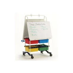 White Board Center with Storage - 31.5"W x 56.5"H