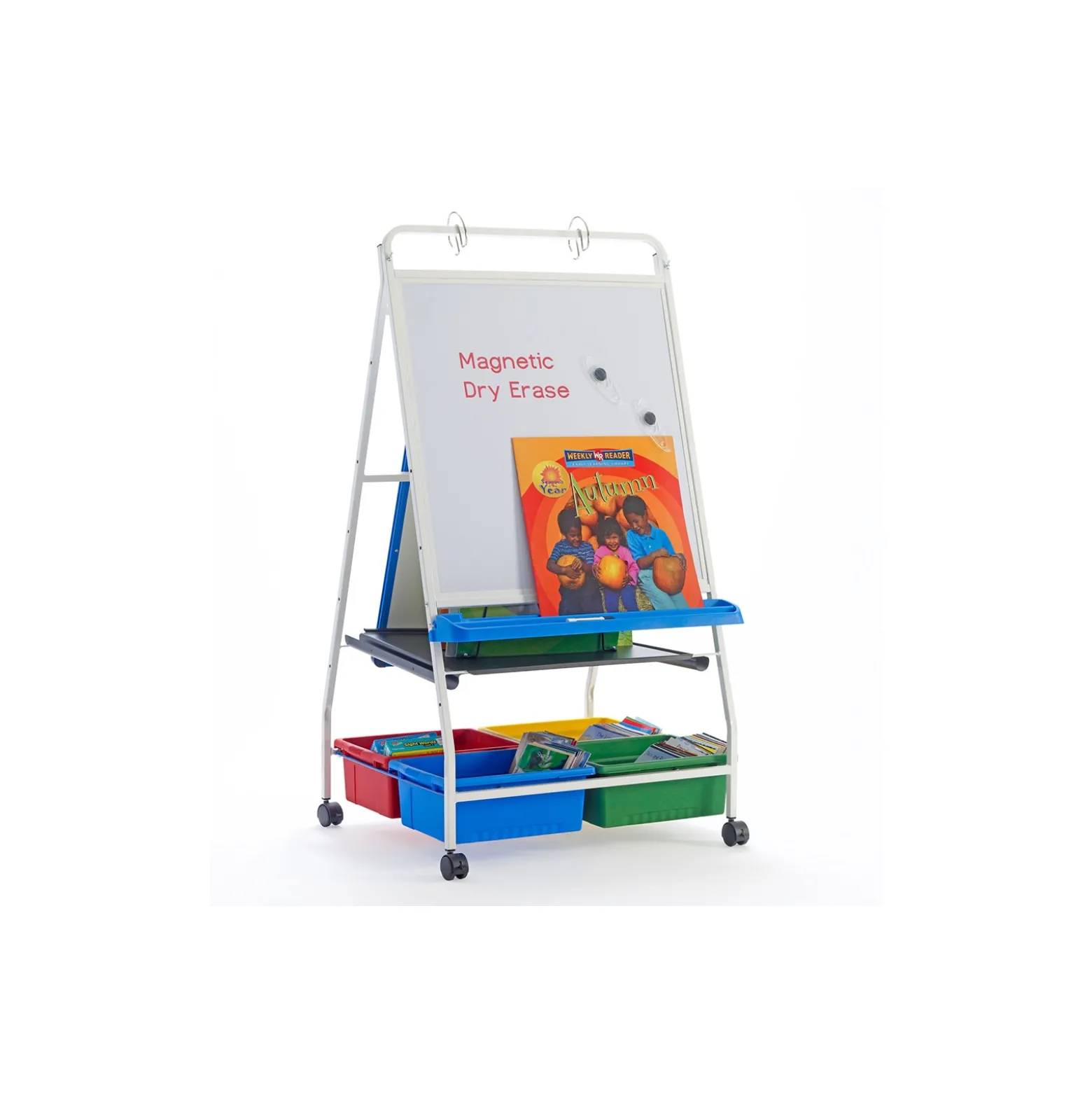 White Board Reading and Writing Center - 33.5"W x 56.5"H