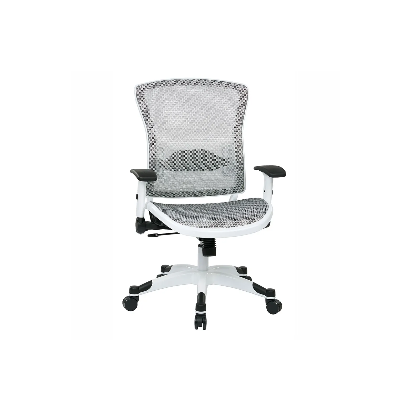 White Frame Mesh Ergonomic Computer Chair