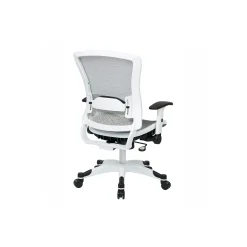 White Frame Mesh Ergonomic Computer Chair