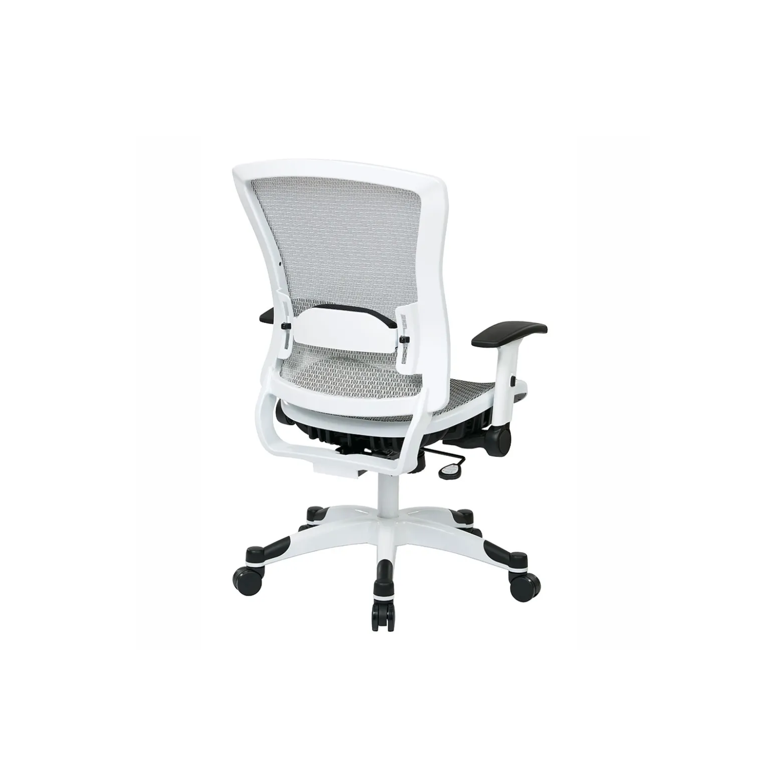 White Frame Mesh Ergonomic Computer Chair
