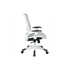 White Frame Mesh Ergonomic Computer Chair