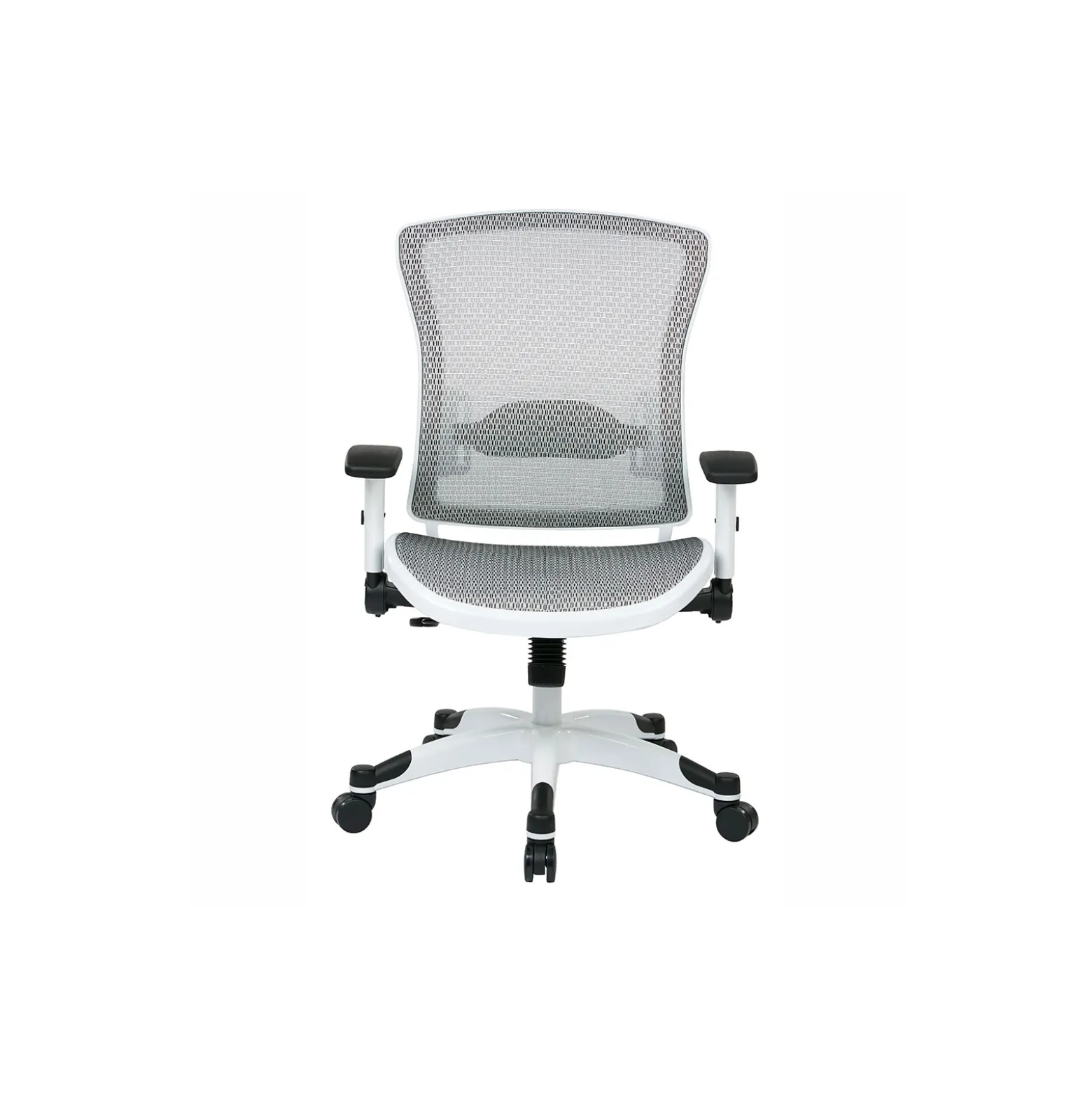 White Frame Mesh Ergonomic Computer Chair
