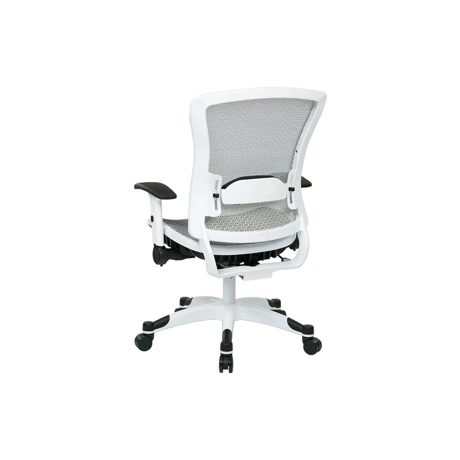 White Frame Mesh Ergonomic Computer Chair