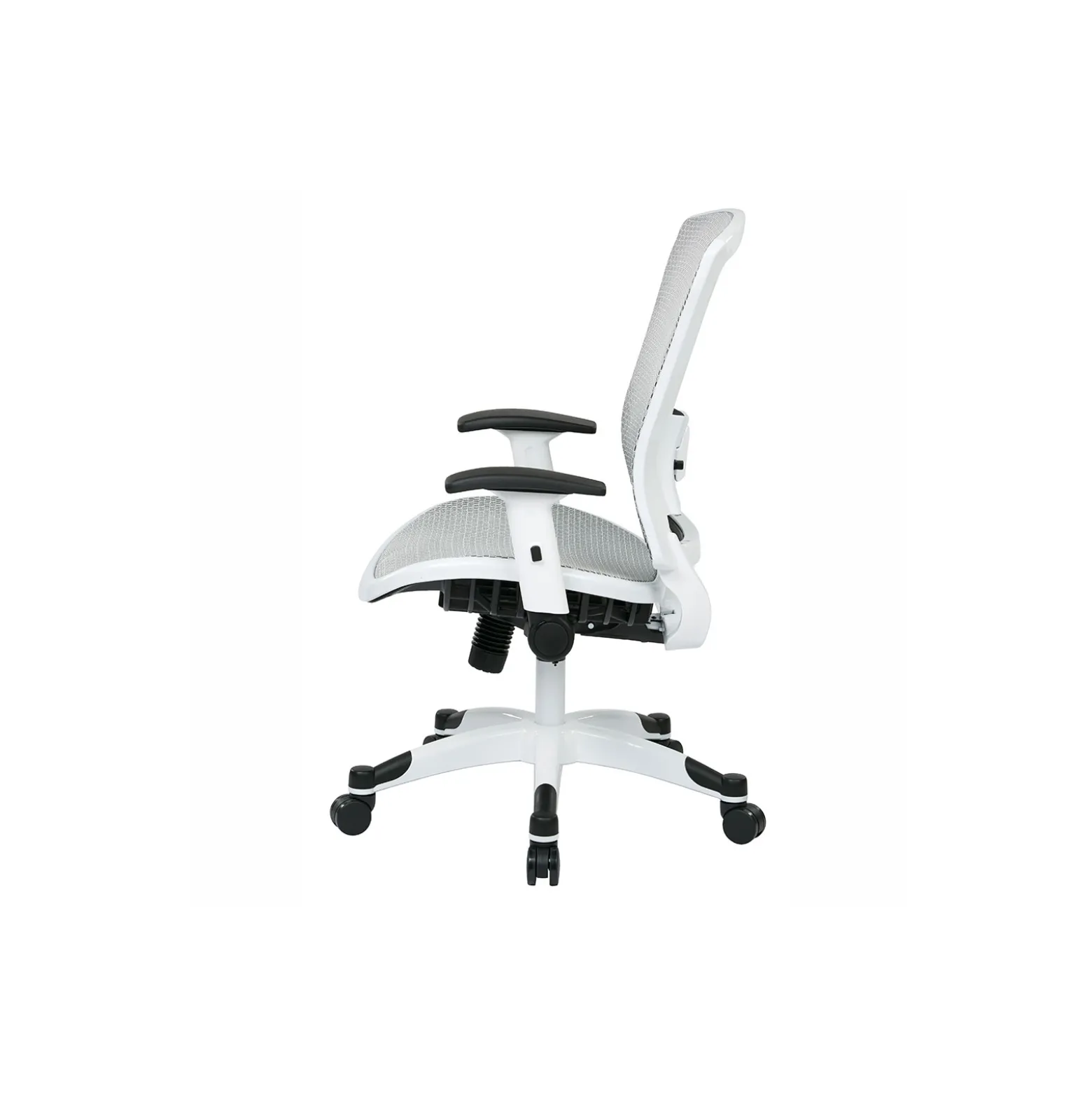 White Frame Mesh Ergonomic Computer Chair