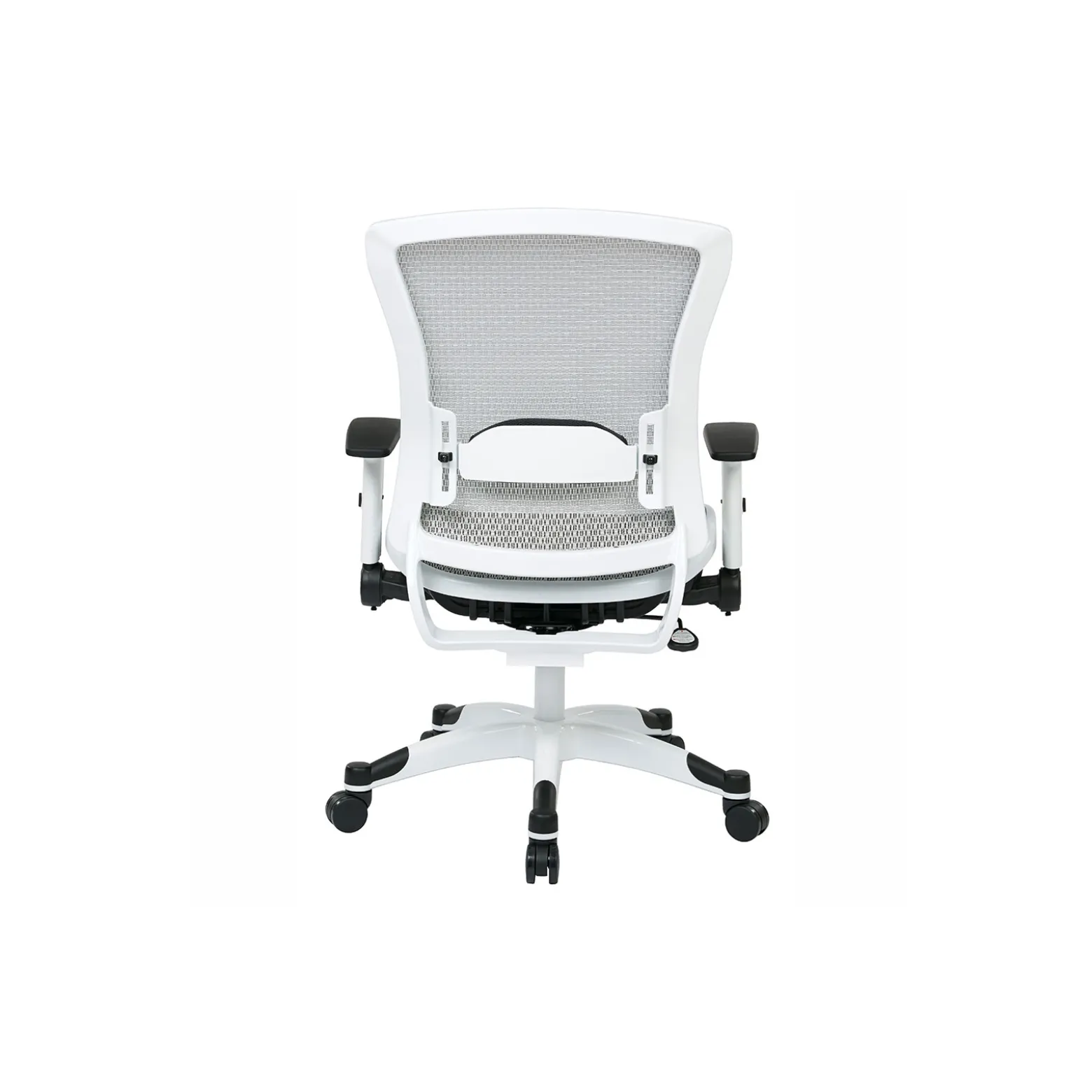 White Frame Mesh Ergonomic Computer Chair