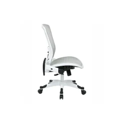 White Frame Mesh Ergonomic Computer Chair