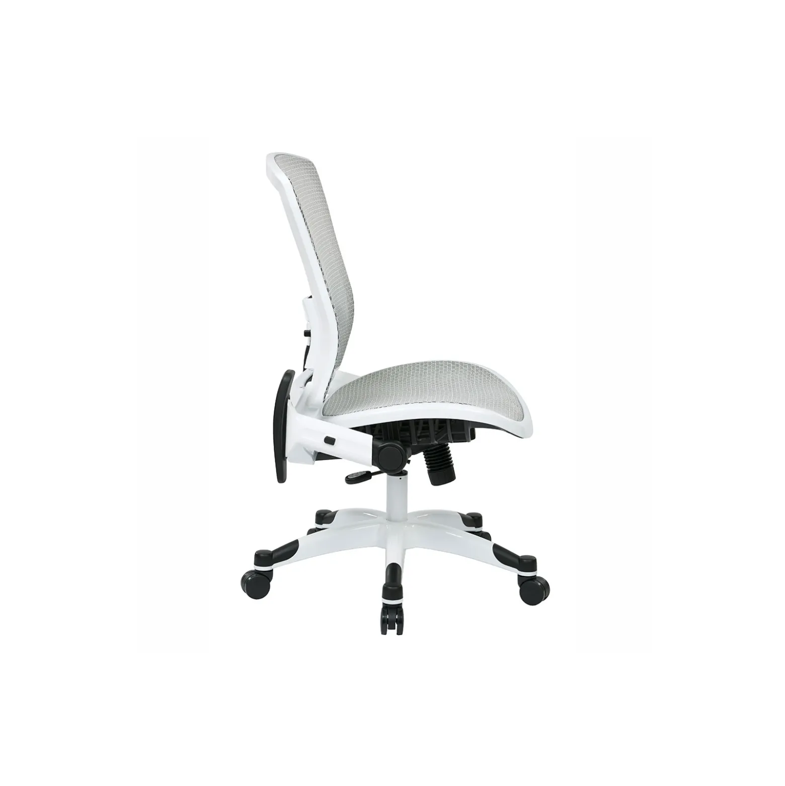 White Frame Mesh Ergonomic Computer Chair
