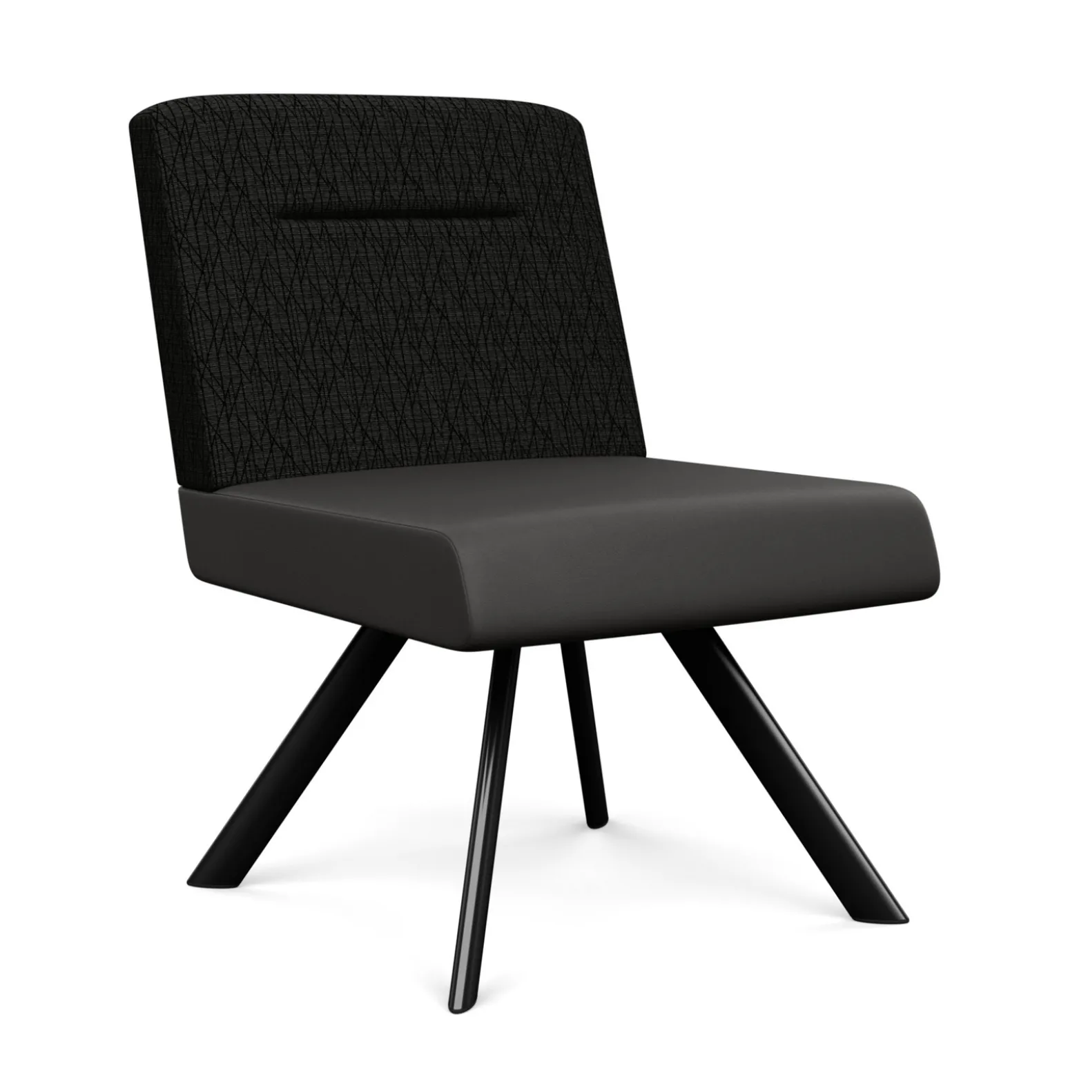 Willow Designer Armless Swivel Guest Chair