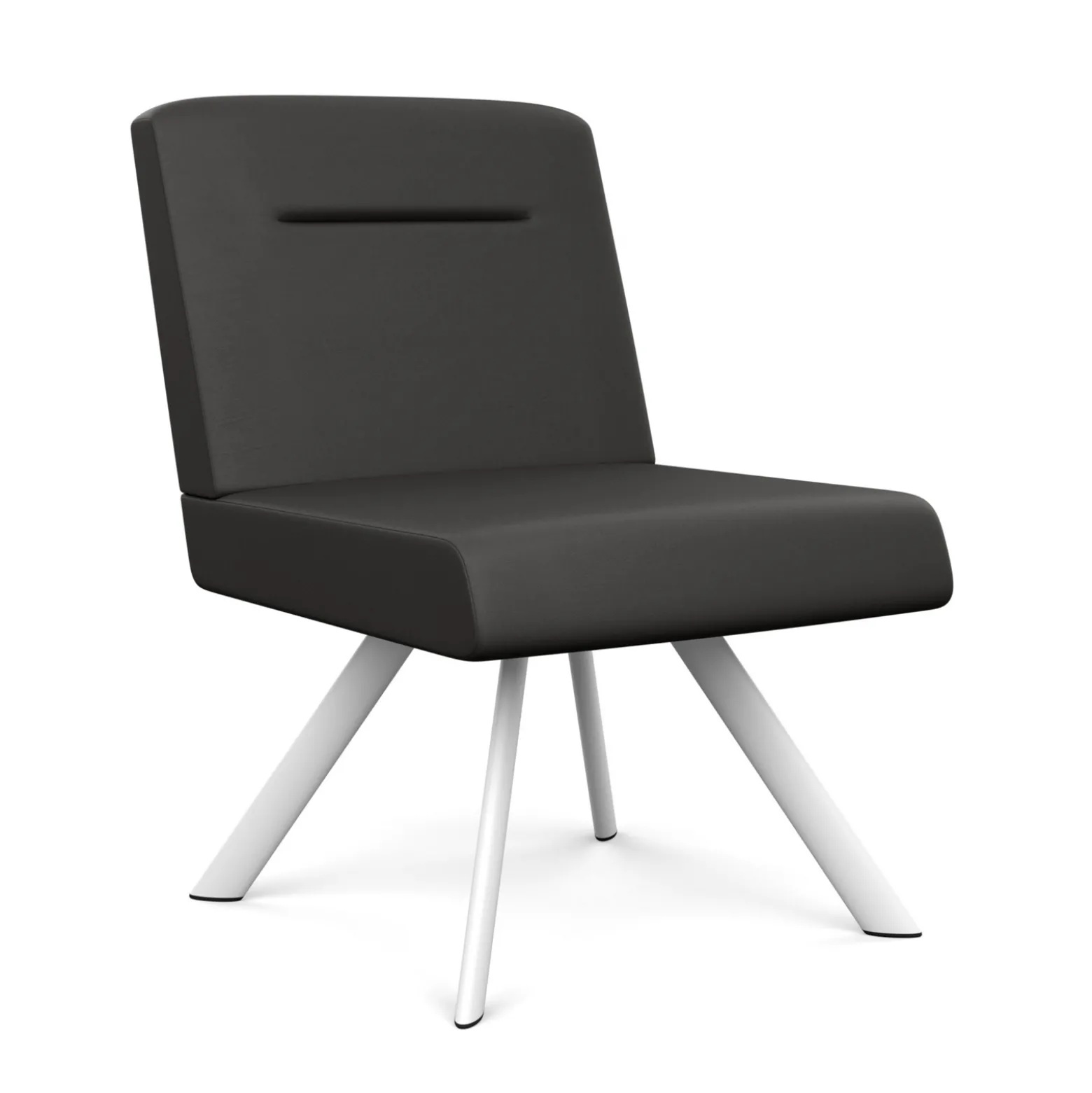 Willow Designer Armless Swivel Guest Chair