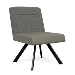 Willow Designer Armless Swivel Guest Chair