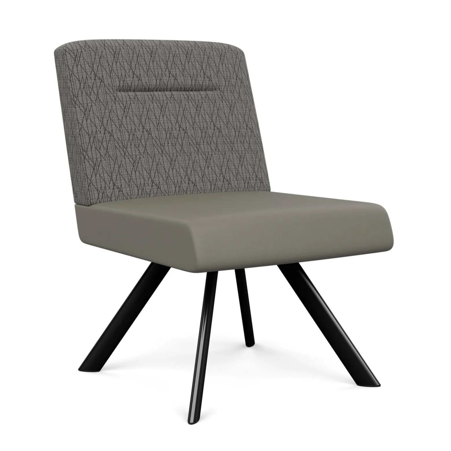 Willow Designer Armless Swivel Guest Chair
