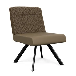 Willow Designer Armless Swivel Guest Chair